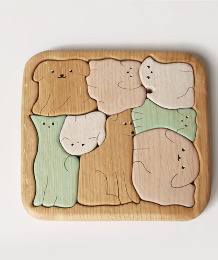 wooden puzzle for kids