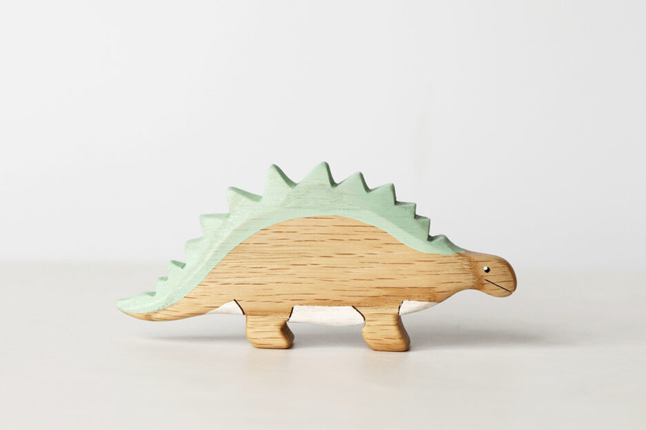 grüner Stegosaurus