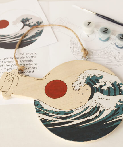 Sea wave Wood Painting Kit