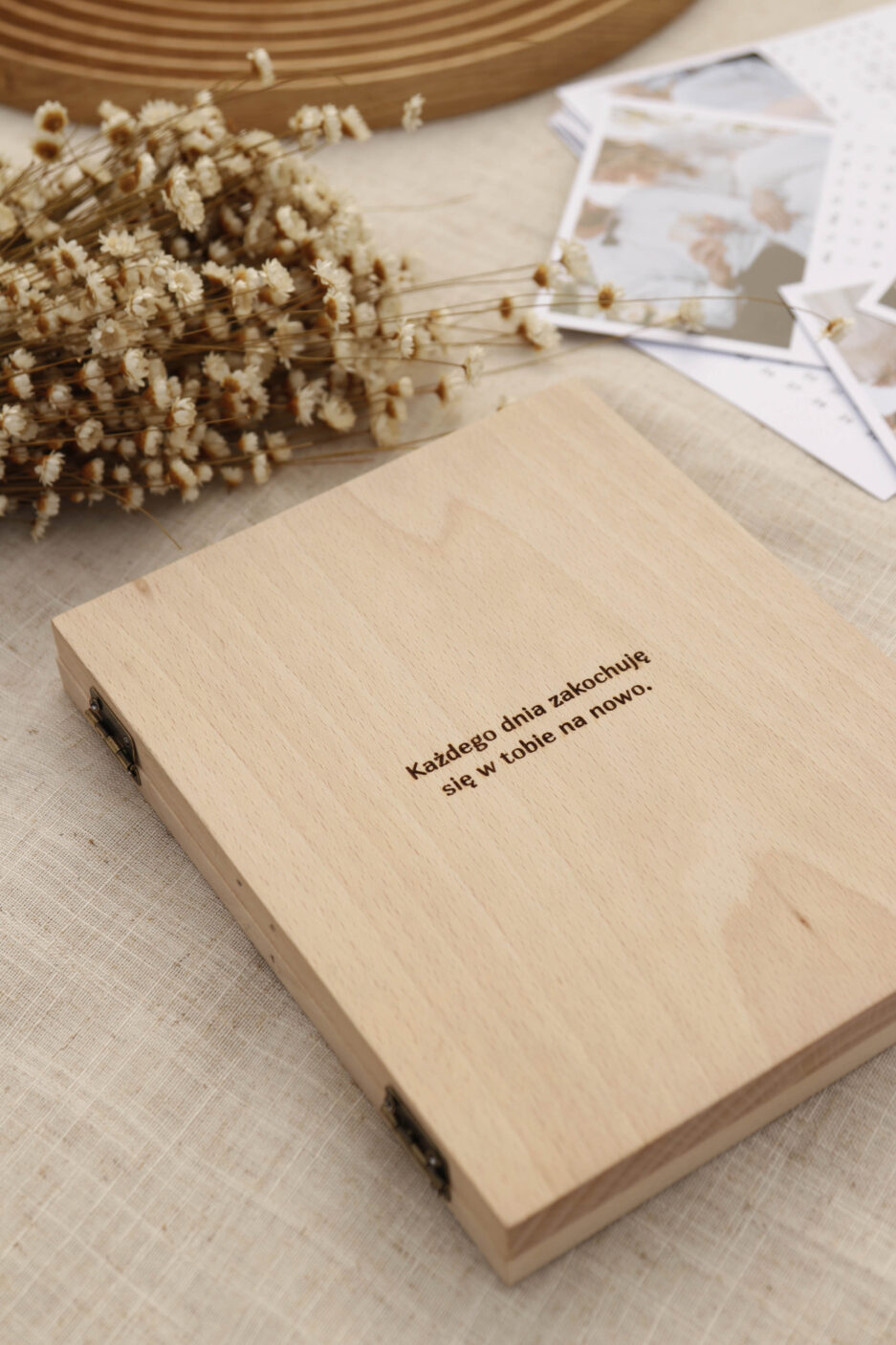 natural wood photo frame-book 13*18 cm