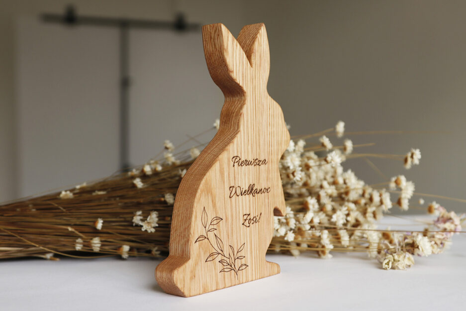 Wooden Easter bunny