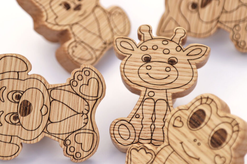 Animal-shaped furniture knobs for nursery