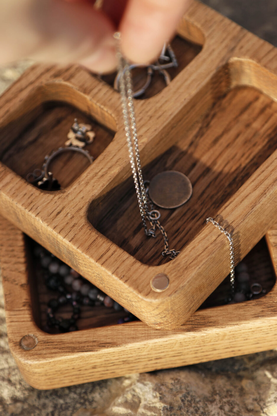 organisateur de bijoux de bureau