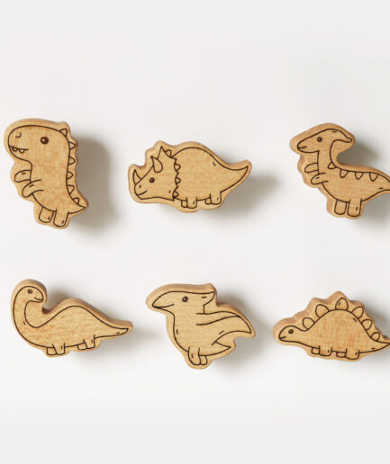 Tiradores de muebles con forma de dinosaurio para muebles de habitación infantil